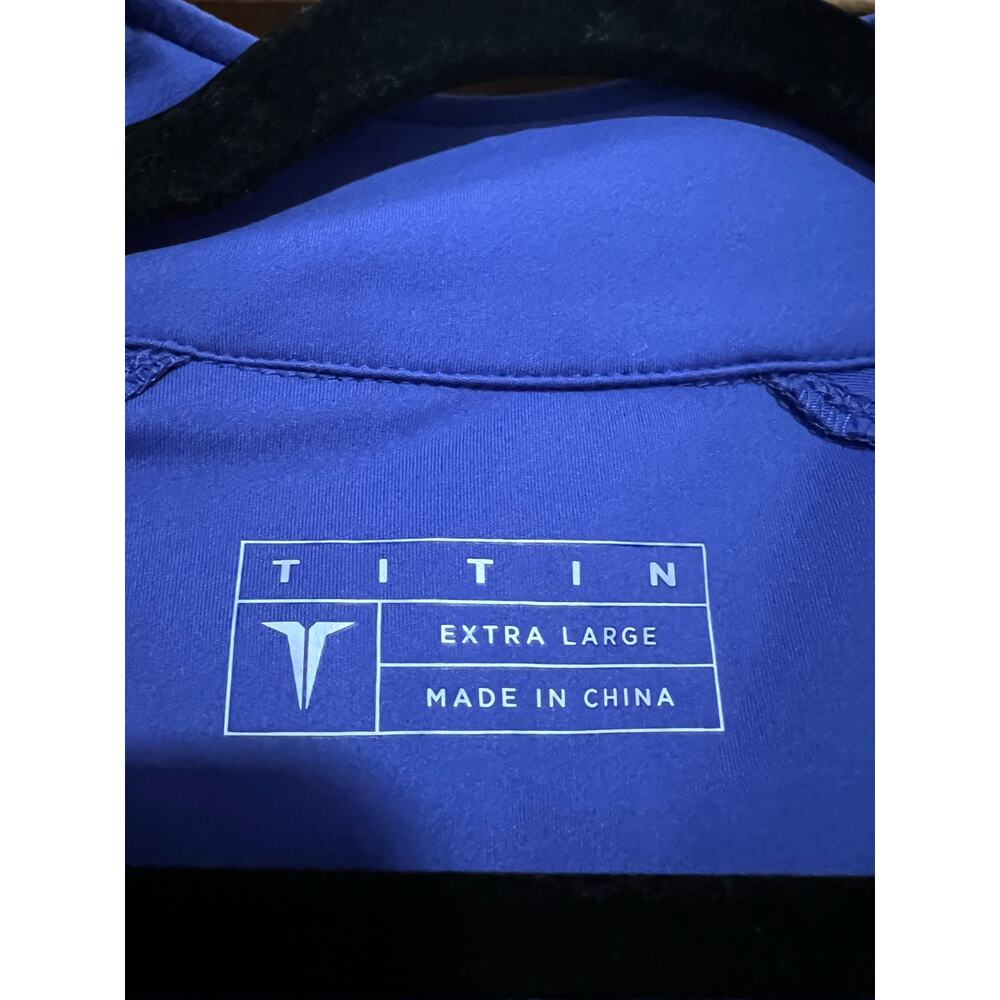 TITIN Women's Zip Up Athletic Jacket Athleisure Activewear Gym Sporty Purple XL - Picture 7 of 11